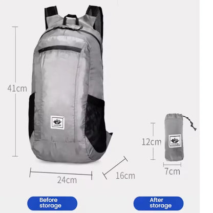 Foldable Lightweight Waterproof Backpack for Hiking & Travel