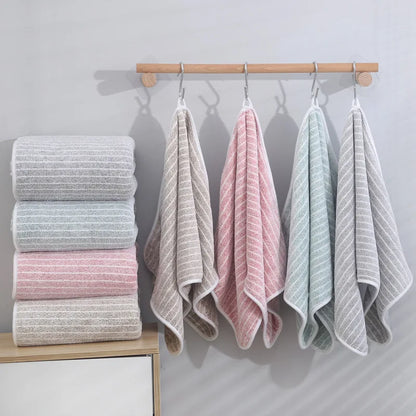 Quick-Dry Coral Fleece Towel Set – Soft & Absorbent