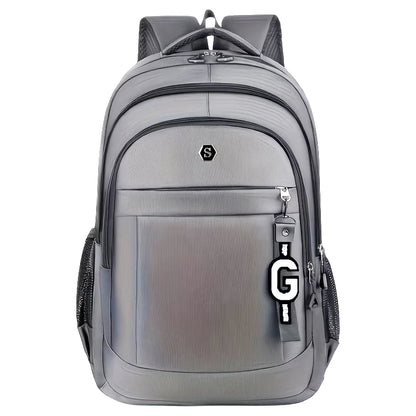 Oxford Laptop Backpack – Durable Multi-Zipper Work Bag for Men & Women