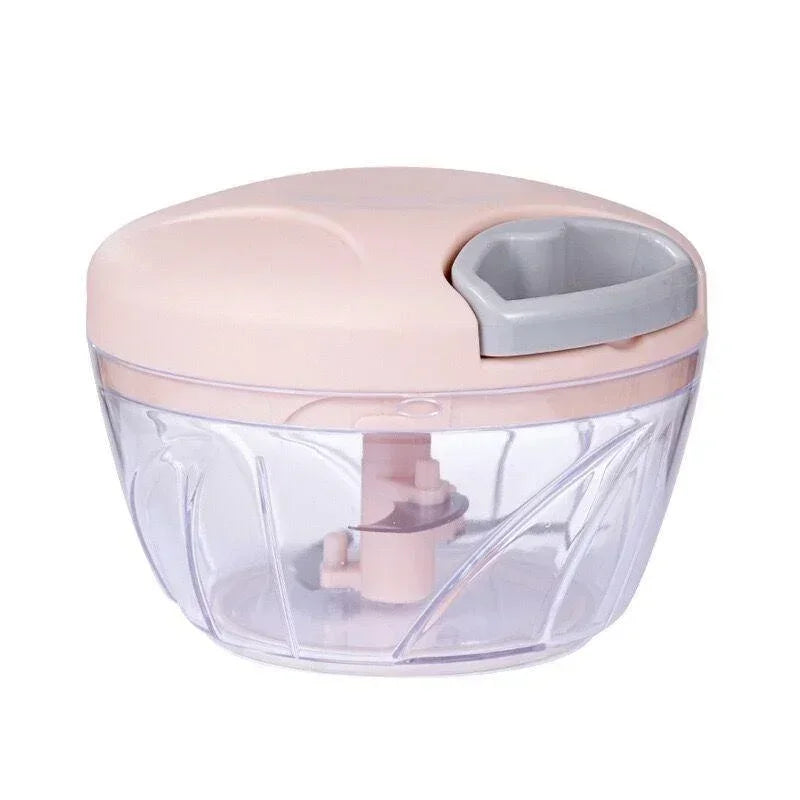 Manual Pull-String Food Chopper & Vegetable Cutter