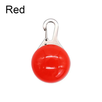 LED Glowing Pet Collar Pendant – Night Safety Light for Dogs & Cats