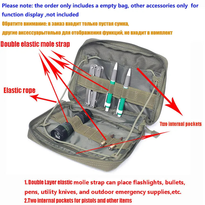 Tactical MOLLE Pouch – EMT Medical Utility Pack