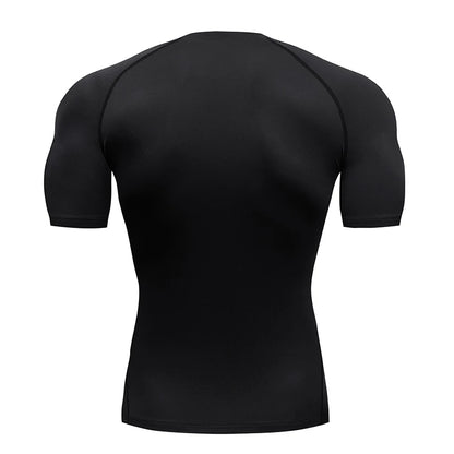 Men's Compression Sport T-Shirt – Quick-Dry Short Sleeve Gym Top