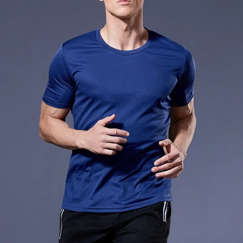 Men's Quick-Dry T-Shirt | Short Sleeve Gym Running Top