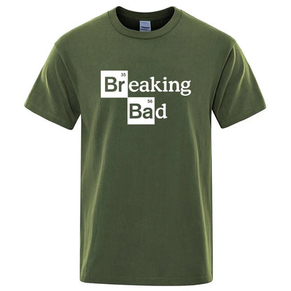 Heisenberg Graphic T Shirt Cotton Blend Casual Short Sleeve Tee