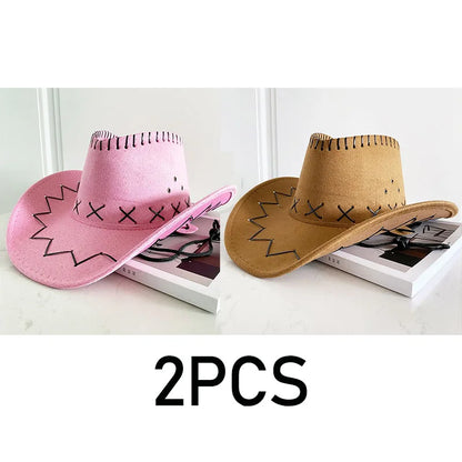 Western Cowboy Hat – Unisex Cowgirl Hat for Women & Men