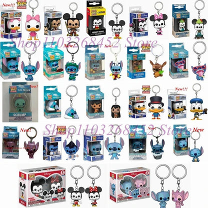 Funko Pocket Pop Keychain Disney Characters – Stitch Mickey Lilo & More