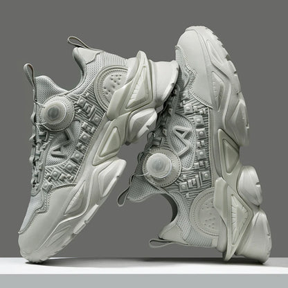 Men's Chunky Sneakers – Air Cushion Sole, Breathable Casual Running Shoes