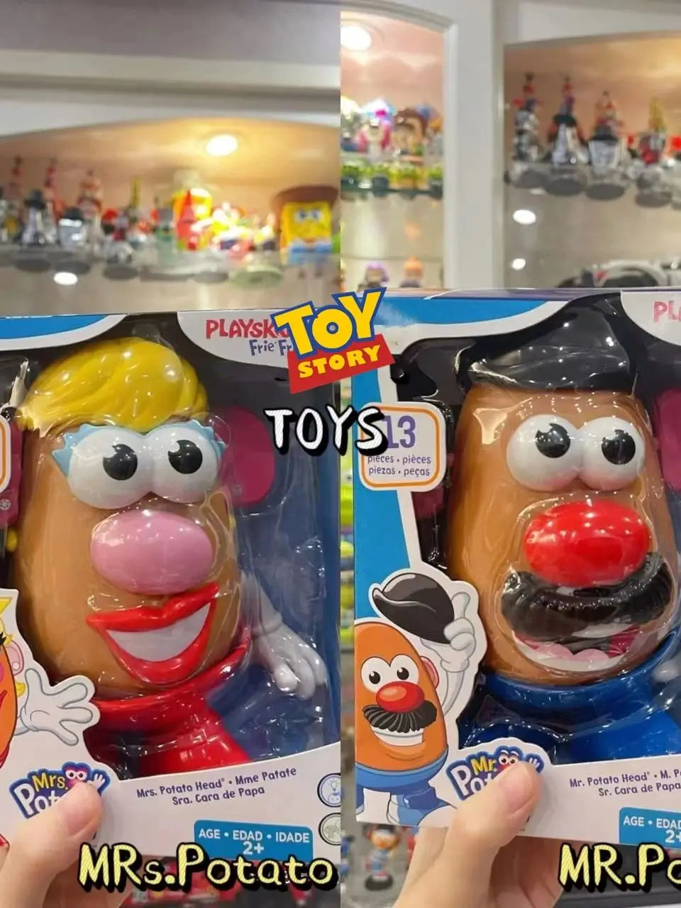 Mr. Potato Head Goes Green Action Figure Set – 15 Pieces