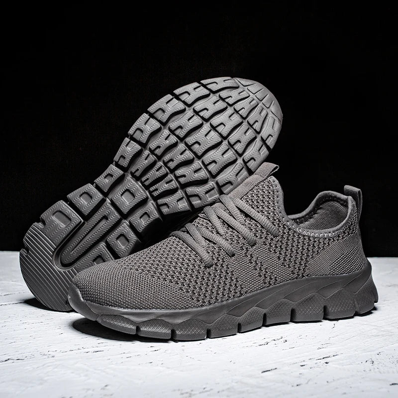 Men's Breathable Mesh Sneakers Lightweight Running Shoes Plus Size
