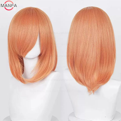 Anime Cosplay Wig - 40cm Medium Straight Wig with Bangs