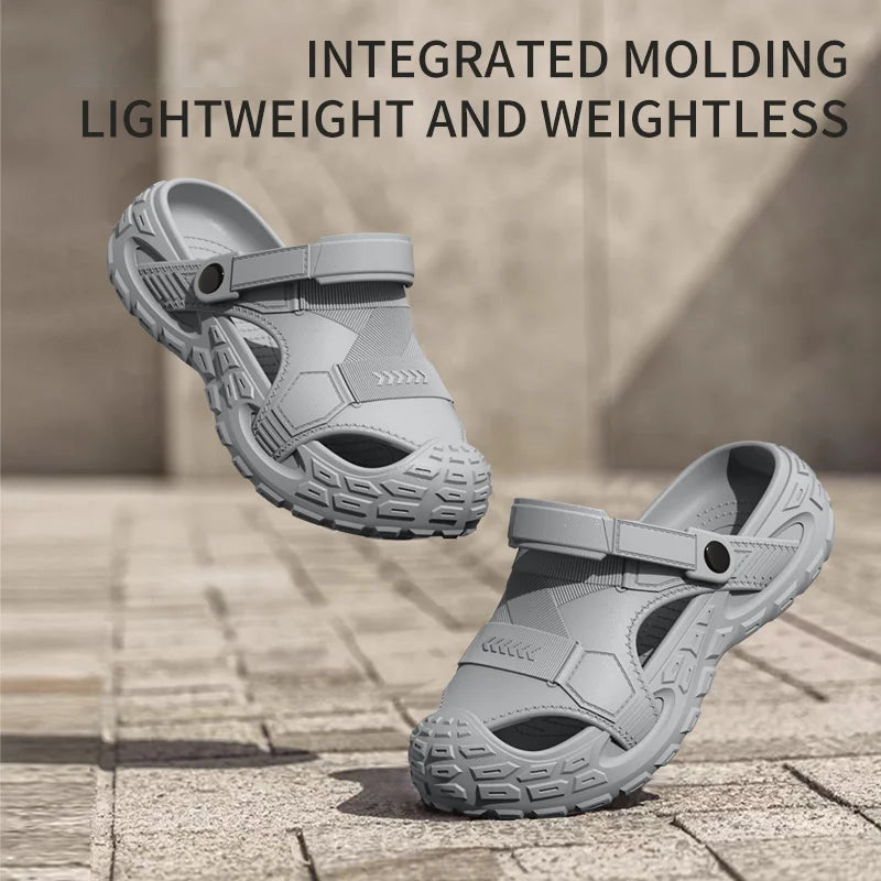 Men's Outdoor Clogs Lightweight Breathable Anti-Slip Summer Sandals