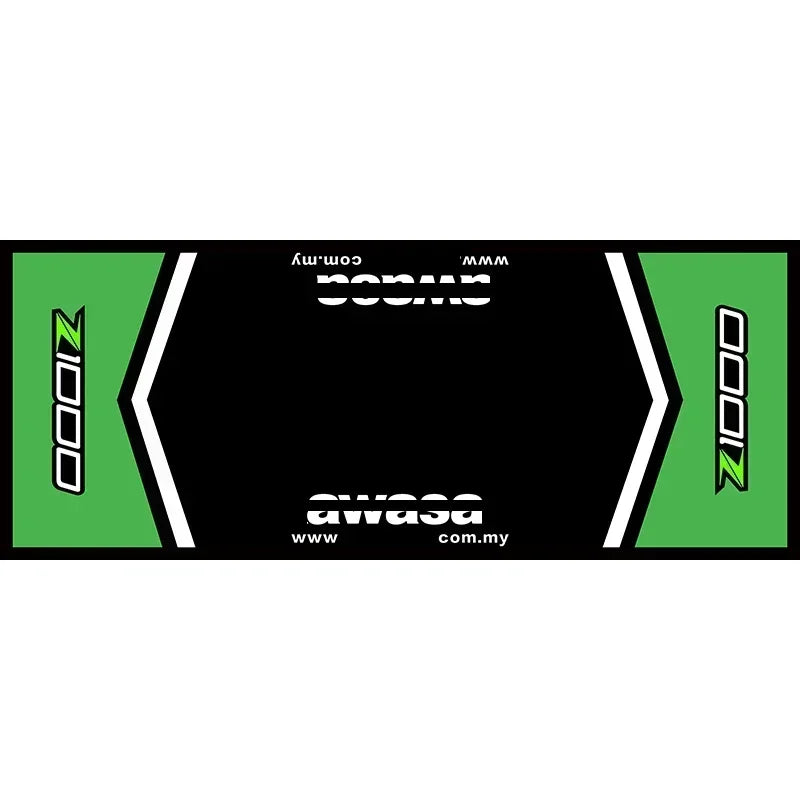 Motorcycle Parking Mat – Racing Display Carpet for Bike & Garage