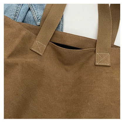 Canvas Tote Bag for Women – Cute Cat Print Shoulder Bag with Zipper