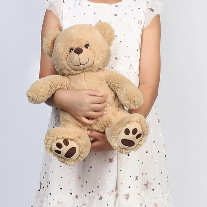 Teddy Bear Stuffed Animal – 12" Cute Plush Brown Bear Toy