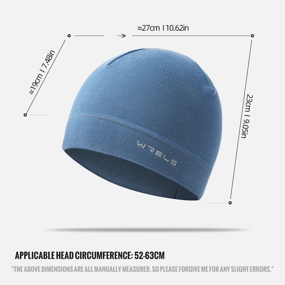 Wrels Thermal Running Beanie Hat – Lightweight Stretch Skull Cap for Sports