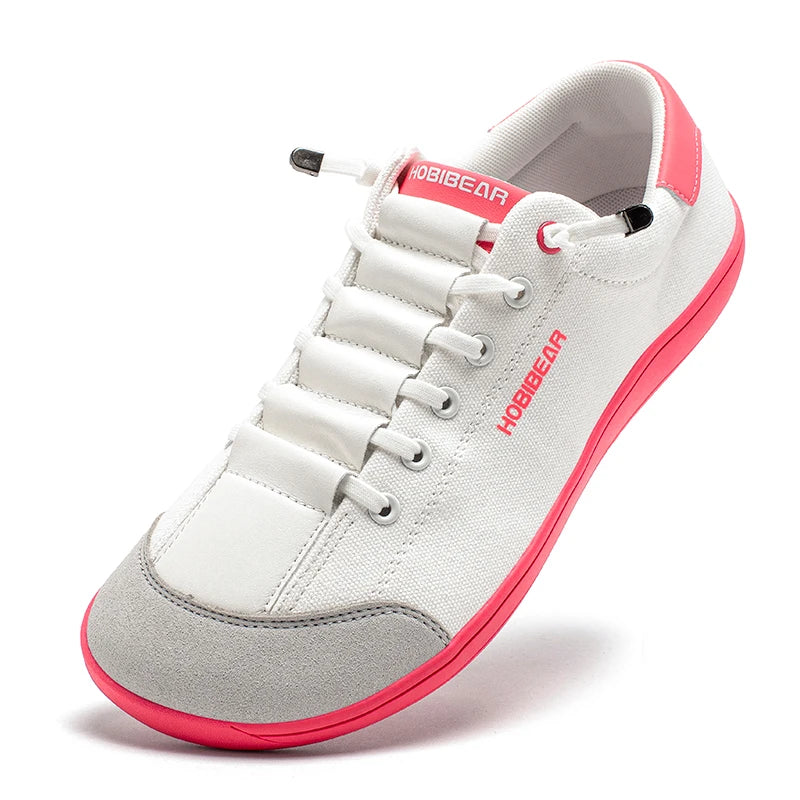 Barefoot Shoes Wide Toe Box Unisex Canvas Sneakers by Hobibear