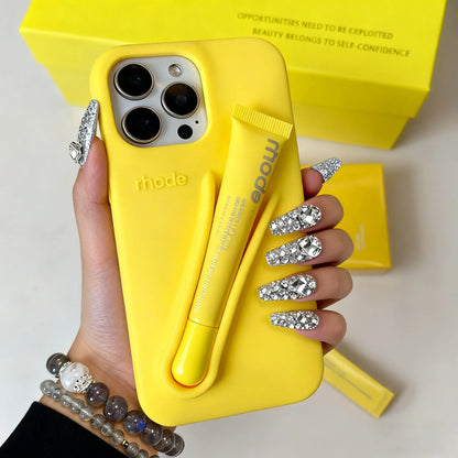 Brand Lemontini Phone Case Iphone 11 12 13 14 15 16 Pro Max Plus 17 Air Makeup Lip Gloss Silicone