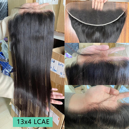 Straight Human Hair Lace Closure & Frontal - Remy Hair
