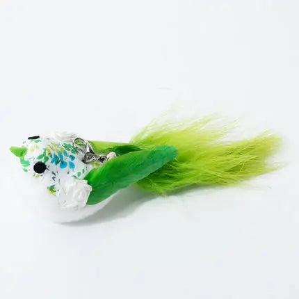 Suction Cup Bird Feather Cat Wand Toy – Interactive Kitten Hunting Toy with Bell