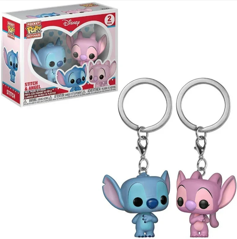 Funko Pocket Pop Keychain Disney Characters – Stitch Mickey Lilo & More