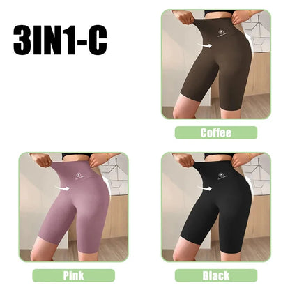 High Waist Biker Shorts for Women – Push Up Gym Cycling Yoga Leggings