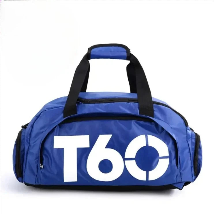 T60 Gym Duffel Bag with Shoe Compartment – Large Capacity Sports Bag for Men & Women