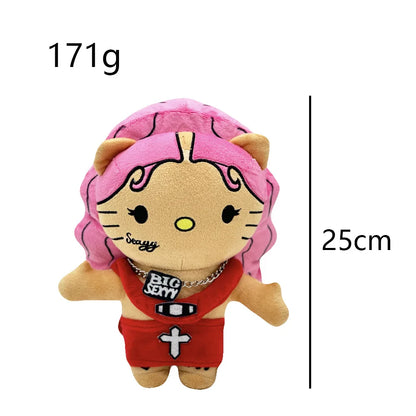 Hip-Hop Cat Plush Toy Doll – Rapper Style Stuffed Animal