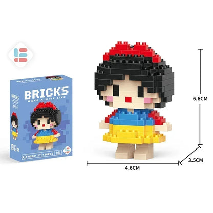 Disney Tsum Tsum Mini Building Blocks – Cartoon Micro Brick Figures