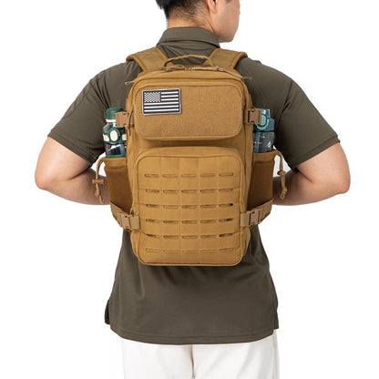 25L Tactical Backpack – MOLLE Military Rucksack for Men & Women