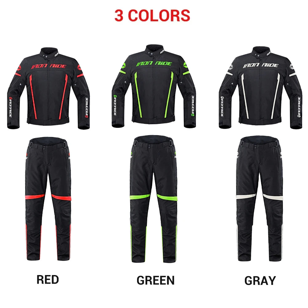 Waterproof Motorcycle Jacket & Riding Pants – Windproof Protective Motorbike Gear