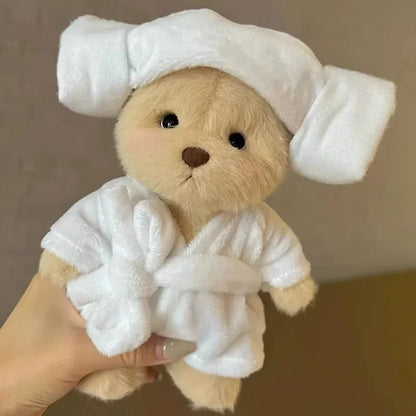 Teddy Bear Plush Toy with Changeable Outfits – Cute Stuffed Animal Doll