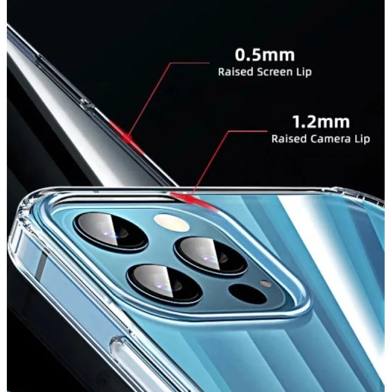 Clear Silicone Phone Case Iphone 17 Air 15 14 13 12 11 16 Pro Max Plus Transparent Shockproof