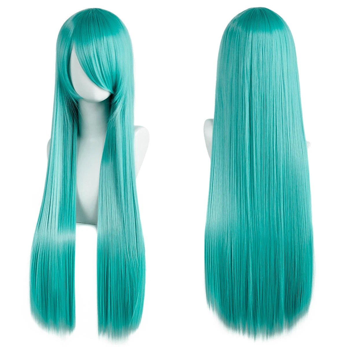 Long Straight Cosplay Wig – 32 Inch Synthetic Lolita Hair, 36 Colors