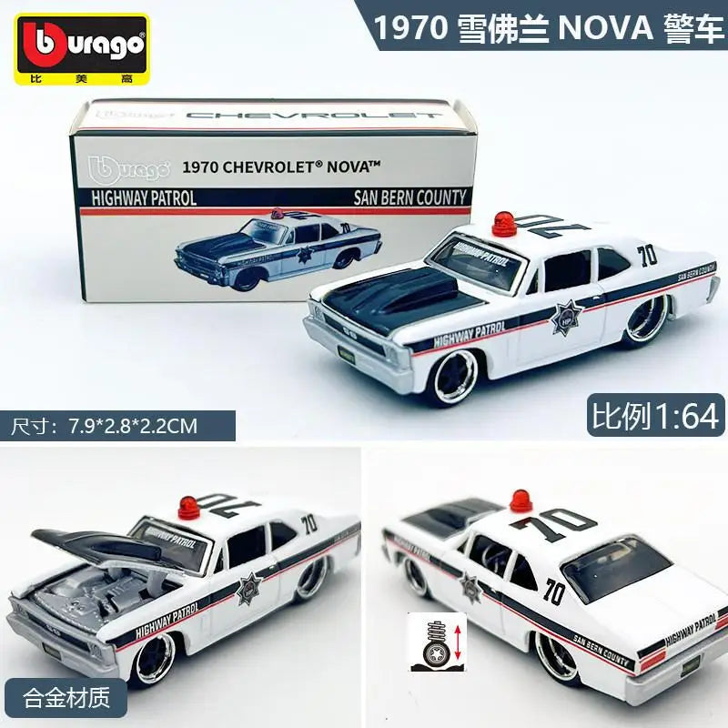 Bburago 1:64 Diecast Car Model – Ferrari, Porsche, Lamborghini & More