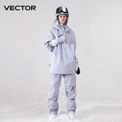 Ski Jacket & Pants Set – Waterproof Windproof Winter Ski Suit for Men & Women