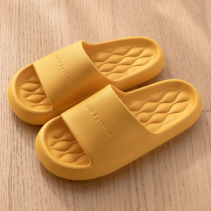 Men Trend Summer Slippers Soft Non-Slip Sole Cloud Sandals Home Beach Indoor Outdoor - Soft