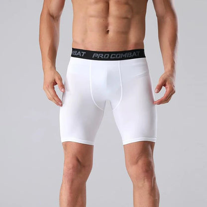Men's Quick-Dry Compression Athletic Shorts – Moisture-Wicking Boxer Briefs