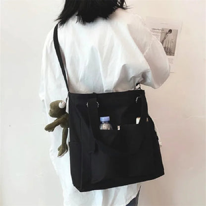 Waterproof Oxford Tote Bag – Large Capacity Women's Shoulder & Crossbody Handbag