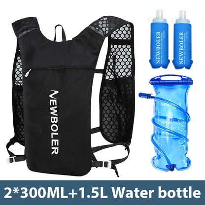 Newboler Trail Running Hydration Vest Backpack – Ultralight Breathable Marathon Pack