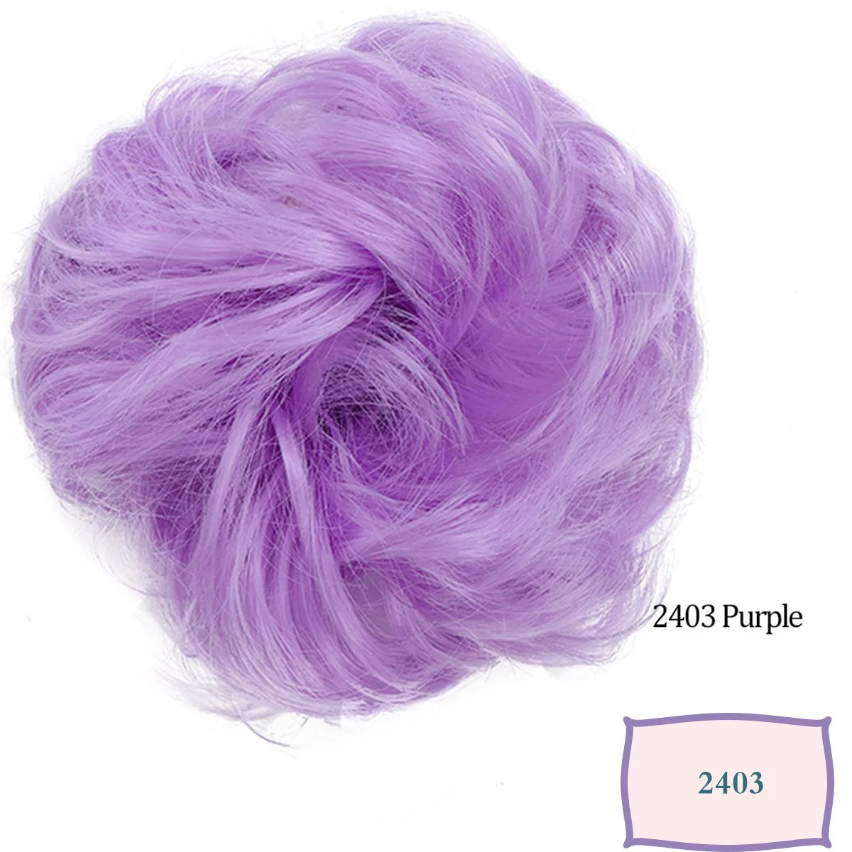 Synthetic Messy Hair Bun Chignon Scrunchies Fake Band Braid Elastic Hairpiece Tail Donut Updo Pieces