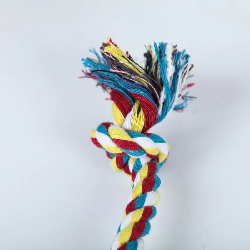 Dog Rope Toy Double Knot Cotton Chew Toy for Puppies & Cats