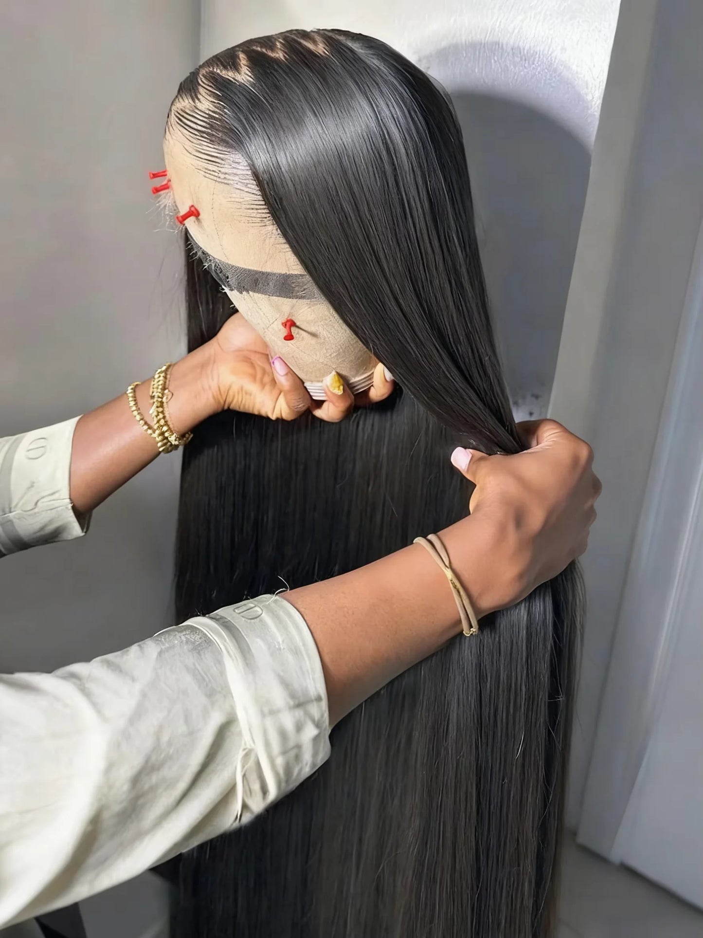 HD Lace Front Human Hair Wig – Straight Peruvian, 13x4 & 13x6