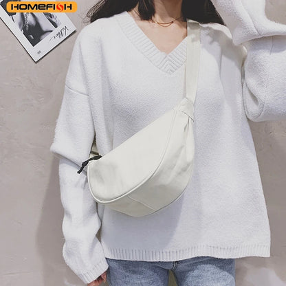 Crossbody Shoulder Bag – Casual Lightweight Crescent Messenger Bag