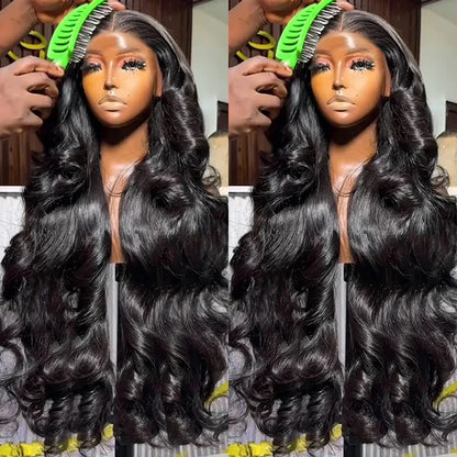 Raw Peruvian Body Wave Lace Front Wig – 250 Density Human Hair