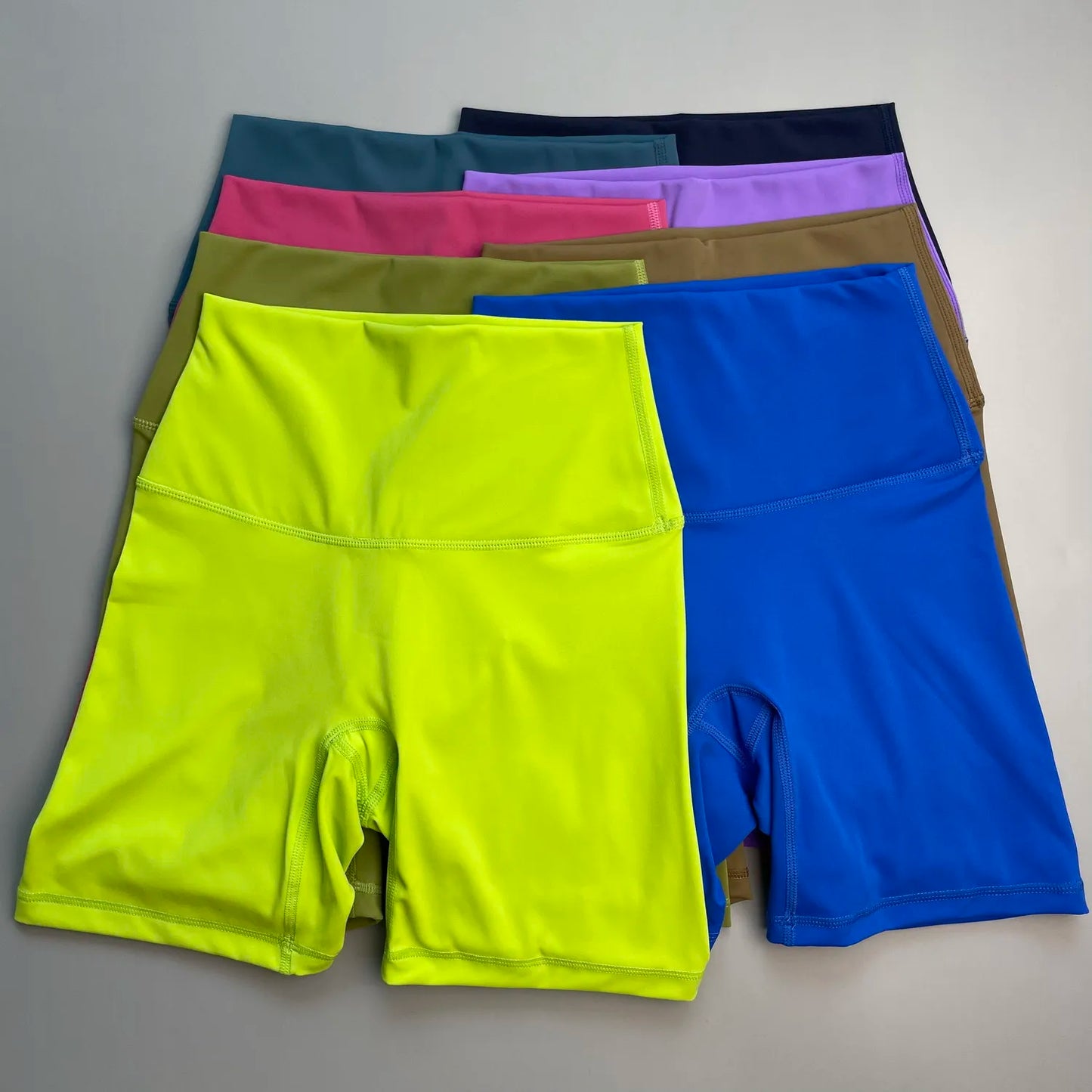 Women's High-Waist Biker Shorts – Squat-Proof Yoga & Gym Shorts