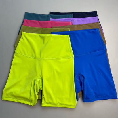 Women's High-Waist Biker Shorts – Squat-Proof Yoga & Gym Shorts