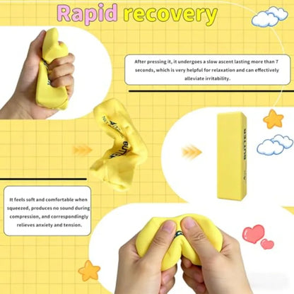 Butter Squeeze Stress Ball – Slow Rebound Squishy Toy