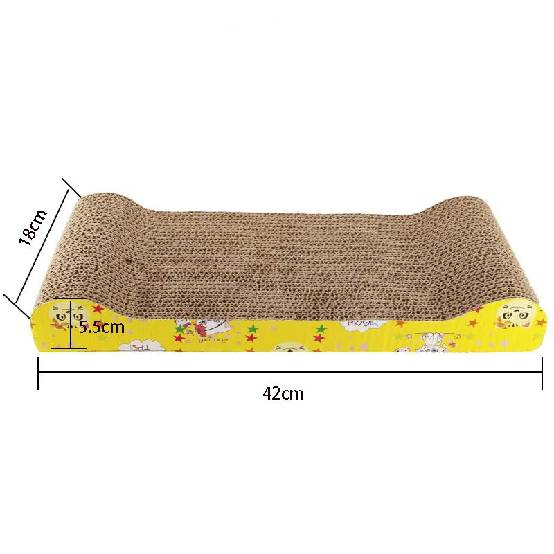 Cat Scratcher Lounge Board – Corrugated Cardboard Scratch Pad