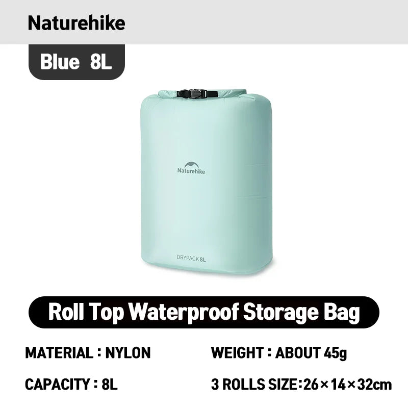 Naturehike Waterproof Dry Bag – Lightweight Roll Top Storage Sack